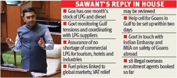 Govt assures adequate diesel, LPG supply amid Gulf tensions