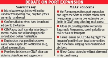 No increase in coal handling, inland jetties off-limits: CM