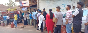 Consumers rush to Margao LPG dealers in bid to secure refills