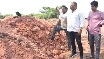 Residents complain of land filling along wholesale fish market road