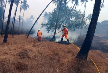 Fire incidents at 2 places in Sattari