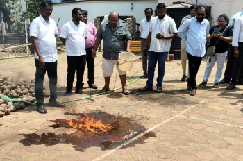 Traces of fuel detected in church well at Sancoale