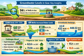 Groundwater levels rise in more than 94% of monitored wells