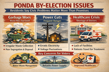 By-poll: Civic issues take centre stage as campaigning heats up in Ponda