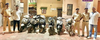Three arrested as police bust scooter theft racket