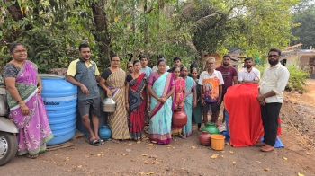 Palewada-Korgao locals protest lack of water supply for several days