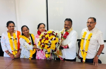 Chodankar elected as Sarpanch of Salvador do Mundo