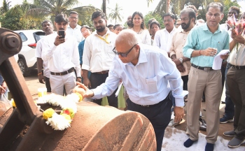 Vacuum sewerage system launched in low-lying Kharelem-Khareband area