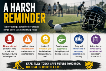 Hockey tragedy raises questions on safety norms in schools