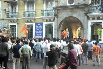 Hindu groups protest outside Panaji HQ over derogatory religious remarks
