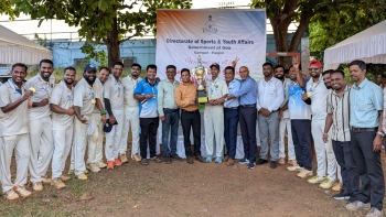 Electricity Dept complete hat-trick of Civil Services Cricket titles