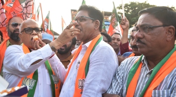 In Margao Digambar, Navelim MLA celebrate BJP victories