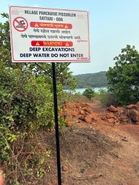 Dy collector cautions about dangerous pits in Pissurlem