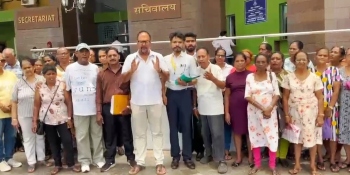 Maina villagers protest against licence given to housing project