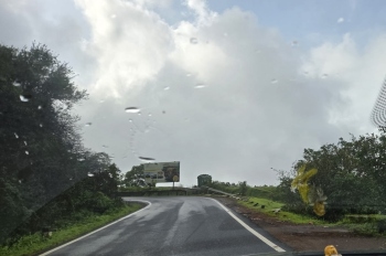 Scenic viewpoint near Anjunem Dam turns hazardous