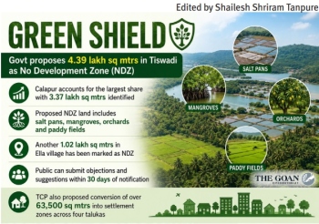 State govt proposes 4.39 lakh sq mtrs in Tiswadi as No Development Zone