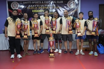 GCC Paddlers crowned champions of Saxtti UTTTC