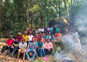 Goan settlers revive grotto deep inside Jamboti forest