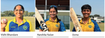 Three Goa cricketers selected for BCCI U-19 girls inter CoE tournament 2026