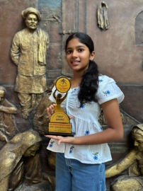 Goa’s Sayee Gawas wins national Hindi monoact title at NATS 2026