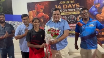 Young boxers showcase talent at All Goa boxing competition in Chicalim