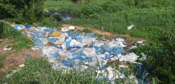 Plastic waste on Sal riverbank raises ecological concerns