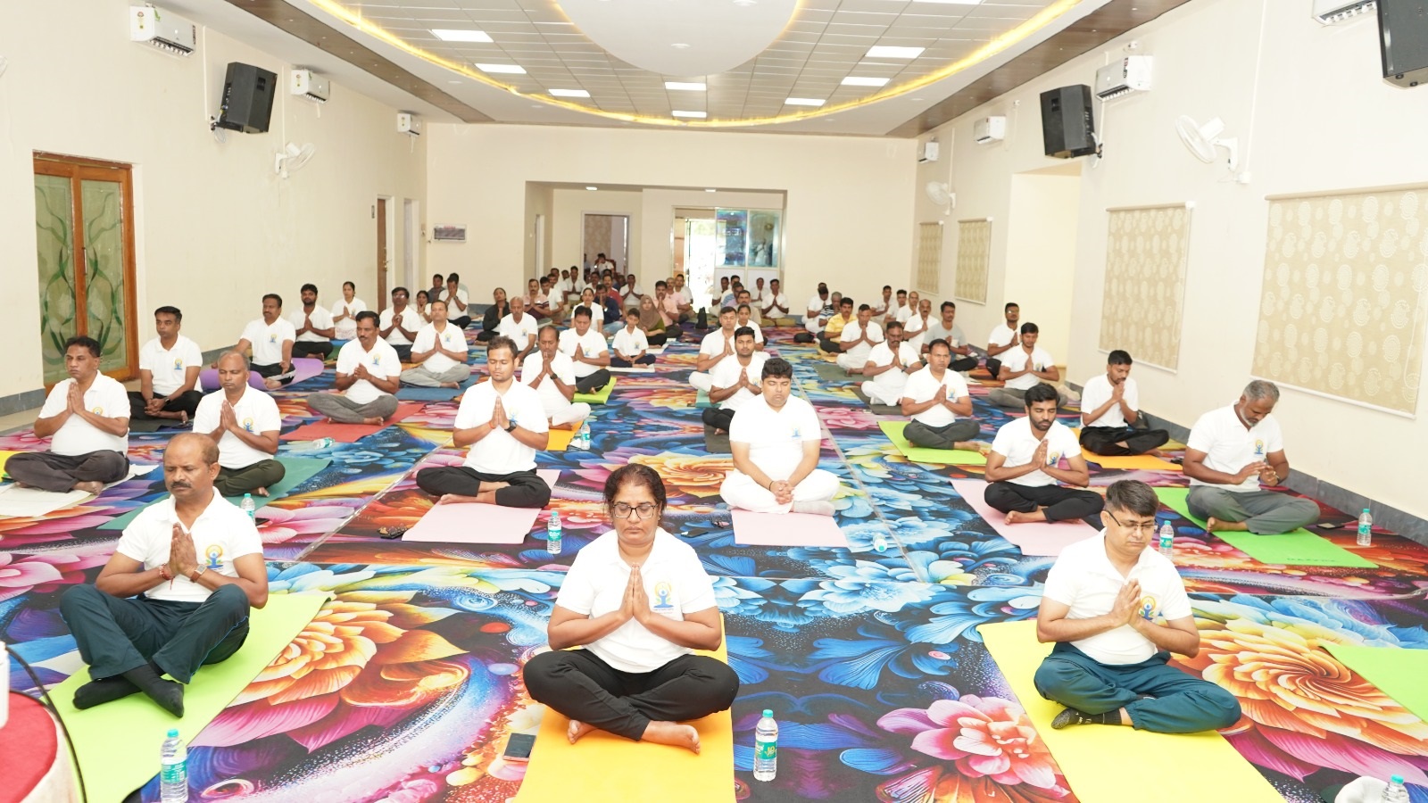 Hubballi Division of SWR holds yoga sessions for staff