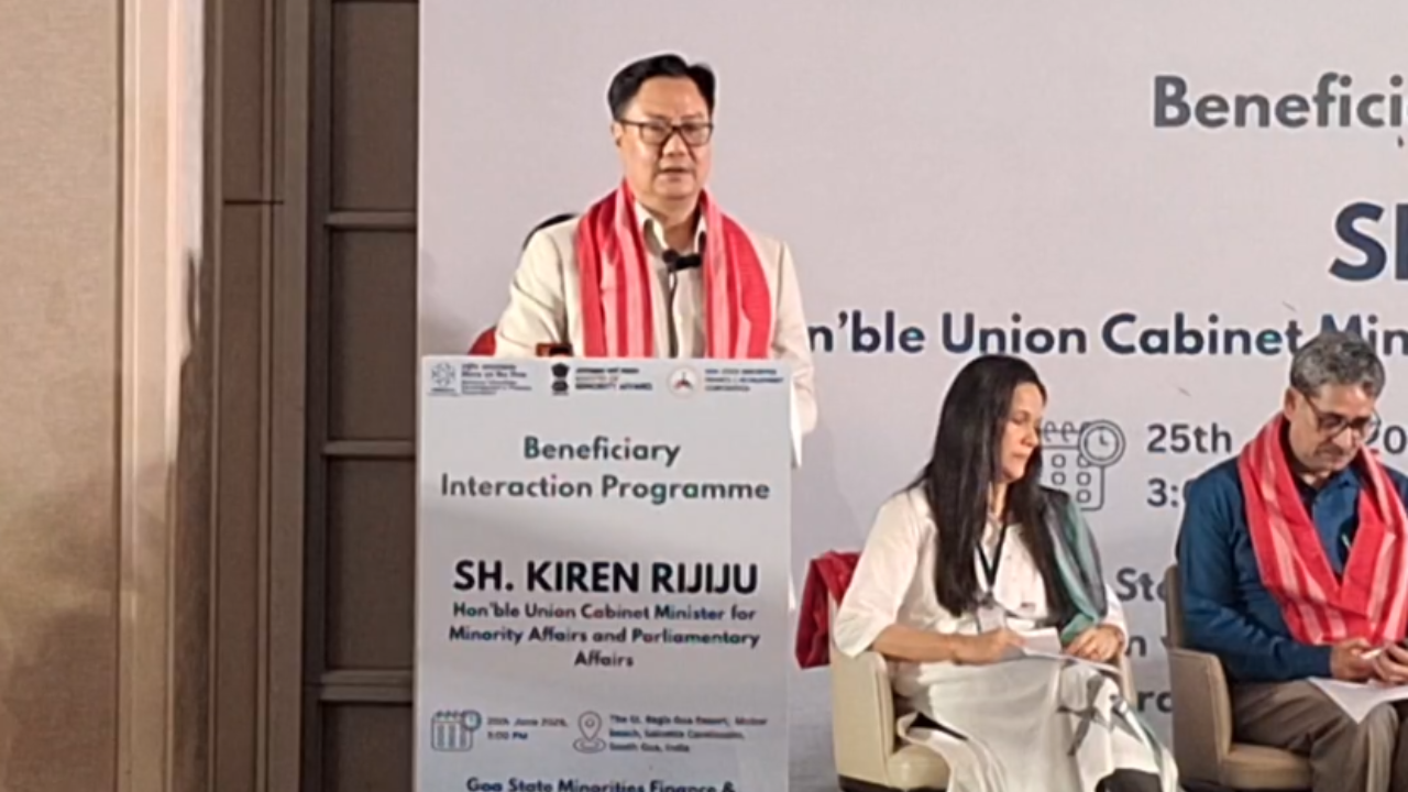 Goa not fully utilising available minority welfare funds: Rijiju