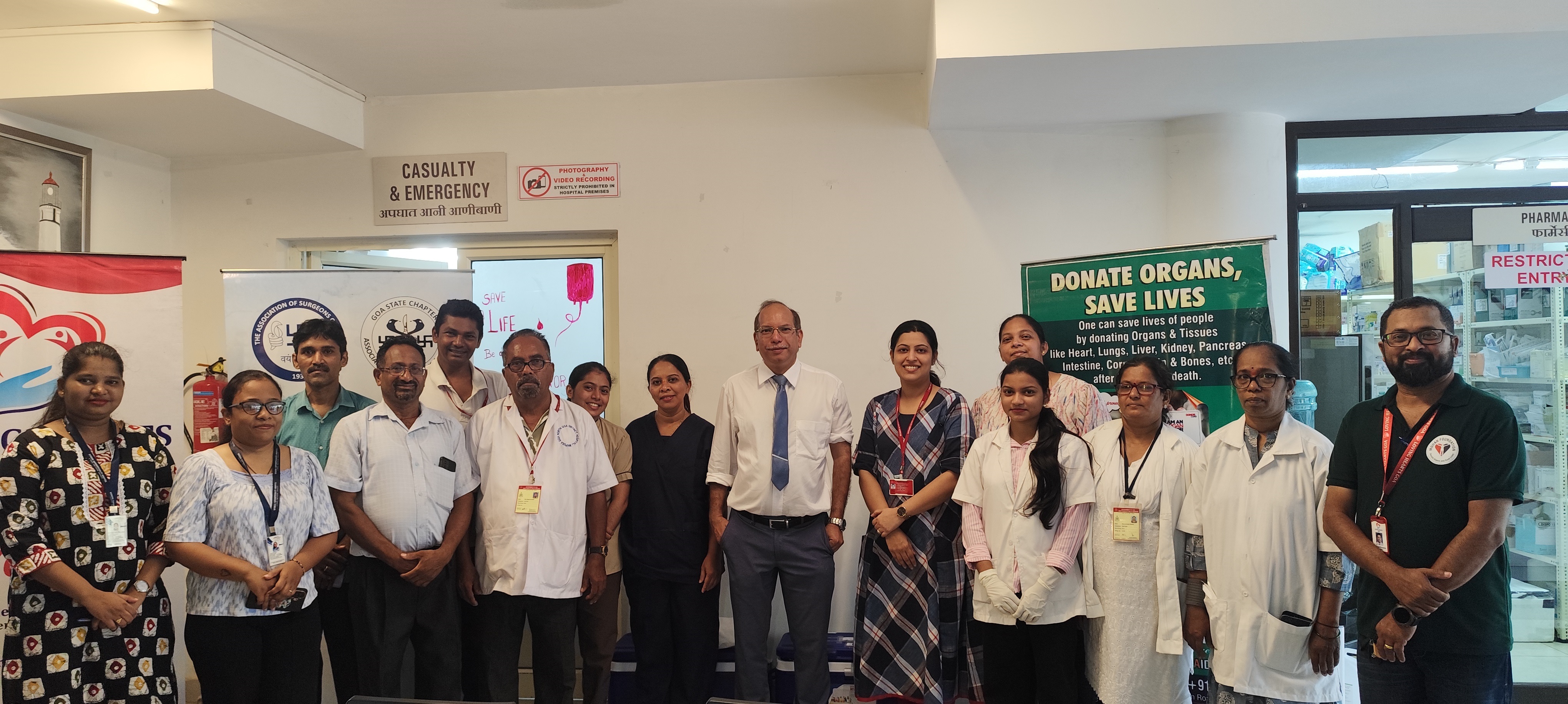 Blood donation camp held at Wisdom Hospital