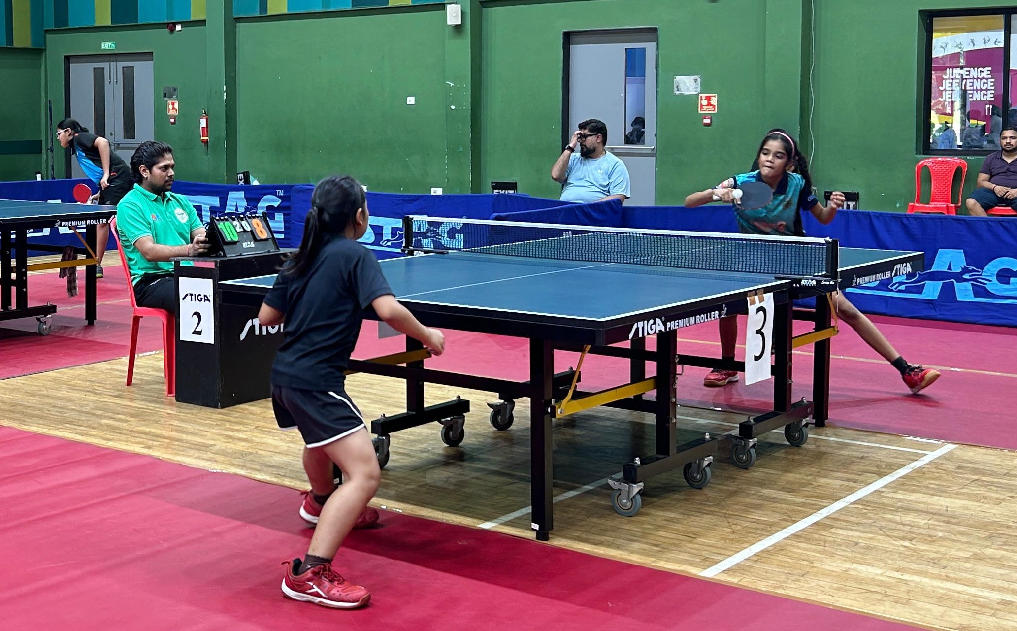 Ponda TT: Anaya, Shaurya, Tvisha and Vanlalhriapuii in U-11 semis