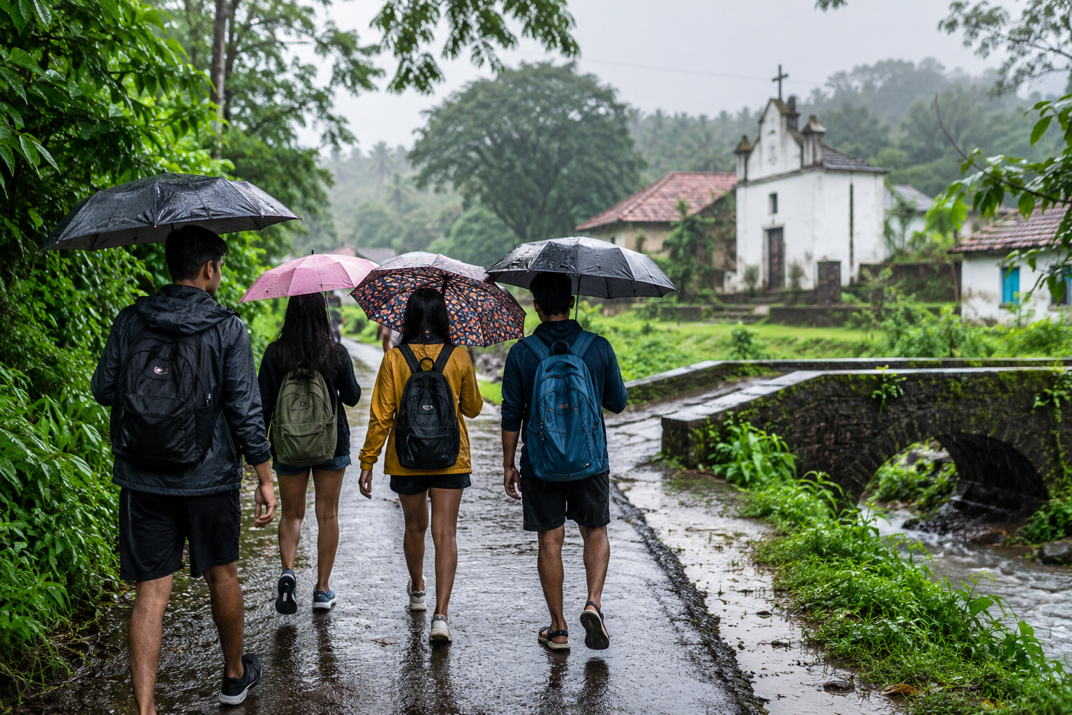 Rain, riddles and friendship