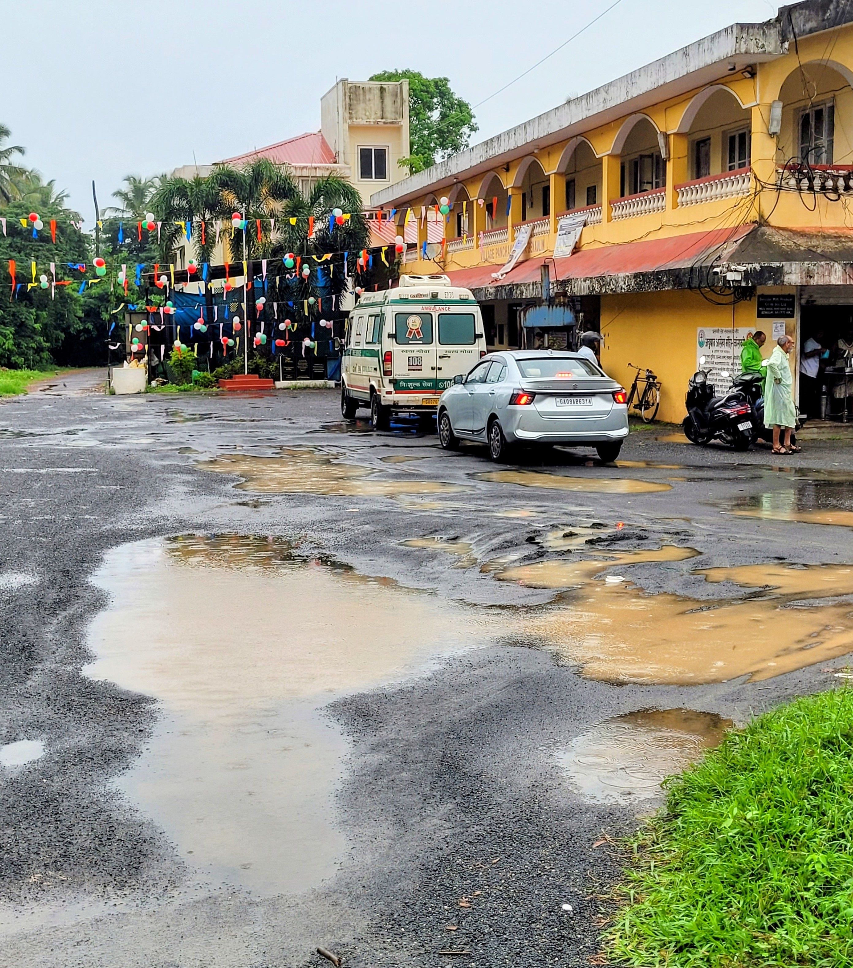 Fix monsoon mess near Benaulim p’yat ghar