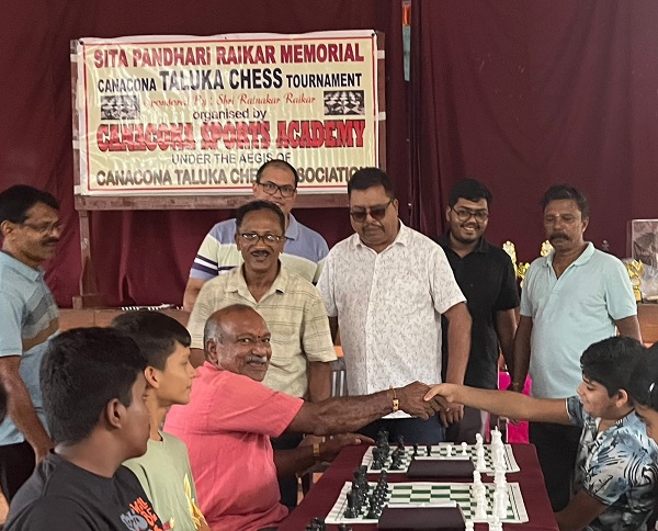 142 players check in for Canacona taluka chess meet