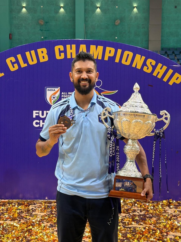 Goan coach Joshuah Vaz guides Tlangnuam to historic national futsal title