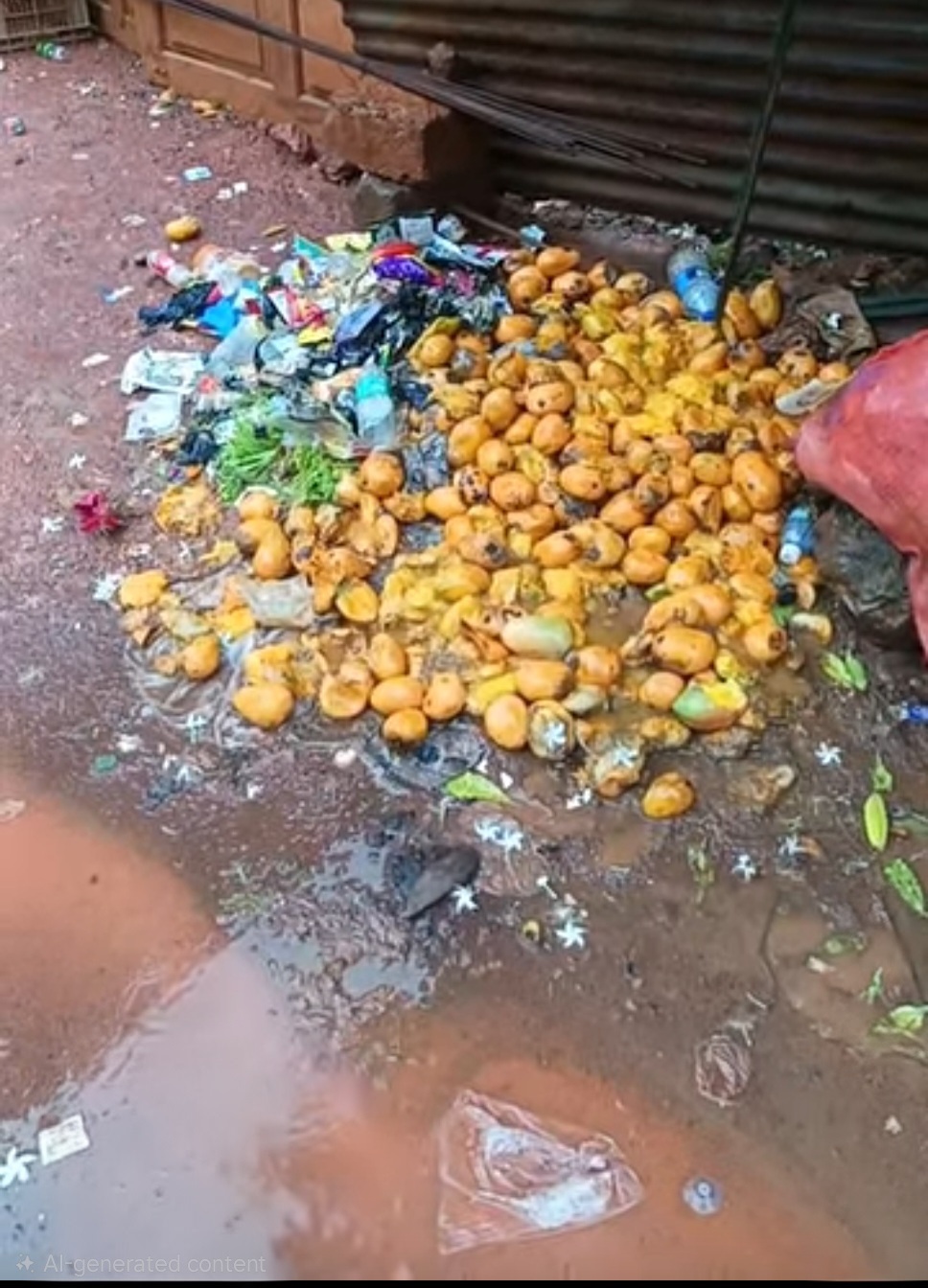 Waste dumping after Valpoi weekly market raises sanitation concerns