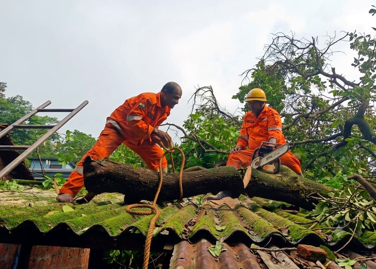 Heavy rains, strong winds wreak havoc in Sanguem, Quepem