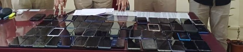 Railway Police recover 60 stolen phones