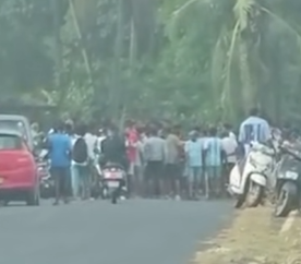 Crowd gathers for alleged illegal Dhirio event...