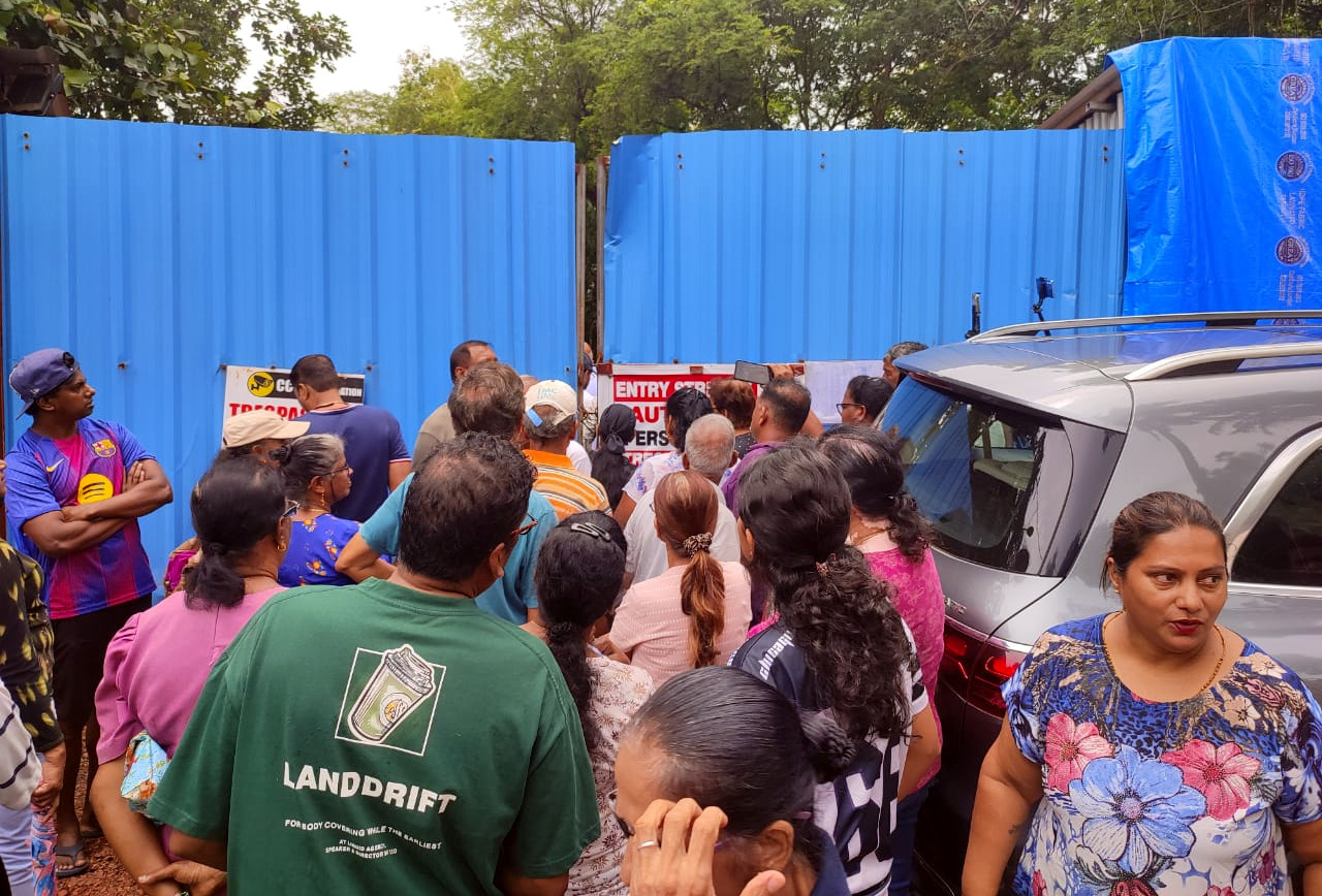 Saligao project inspection sparks fresh protest