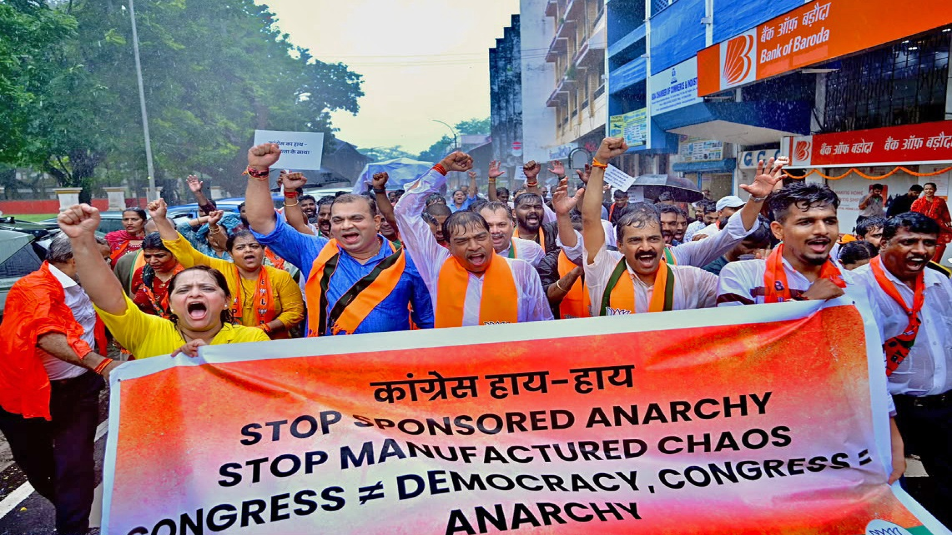 BJP accuses Congress of creating unrest in State