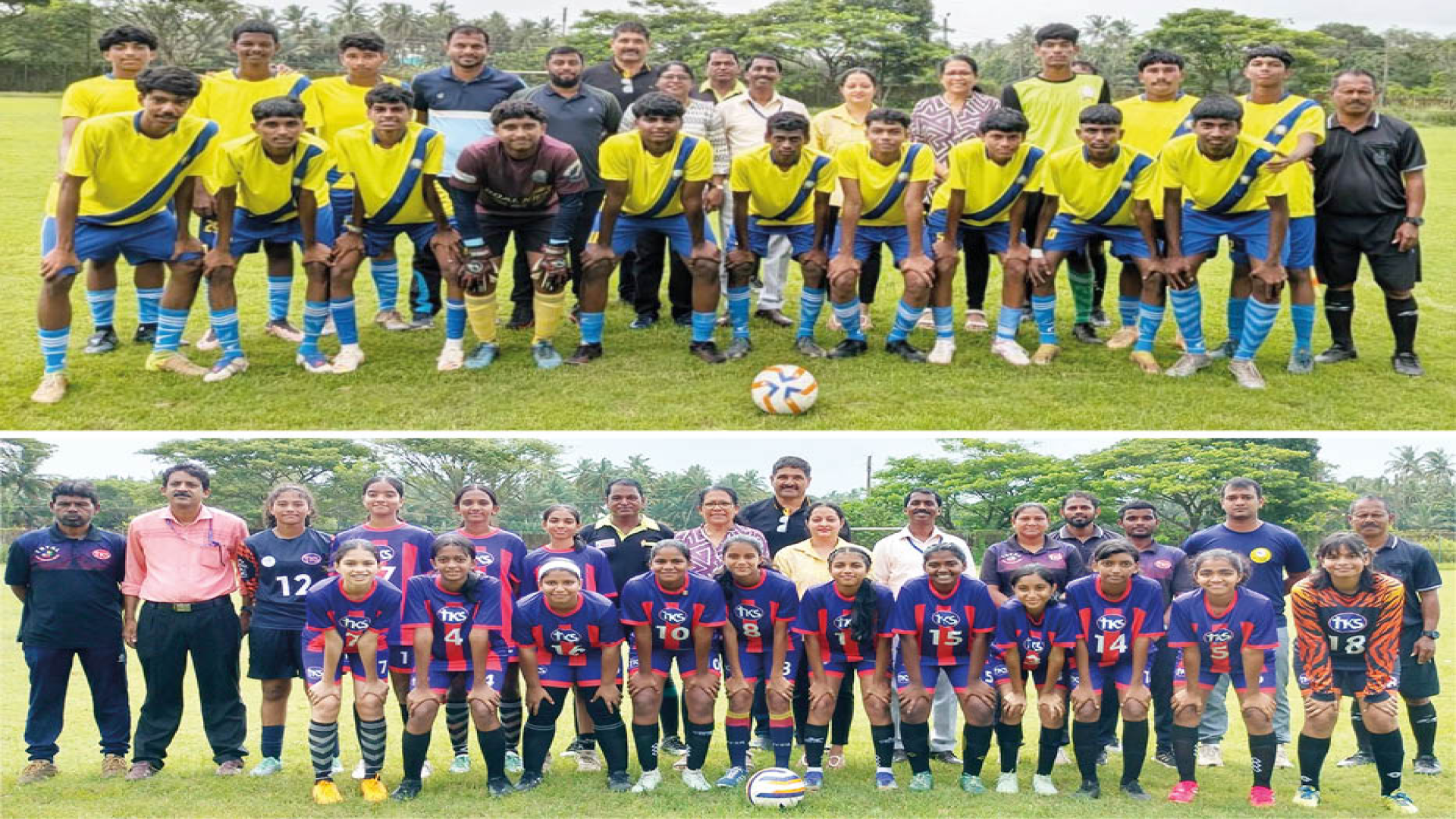 Rosary HSS, King's School Subroto football champs