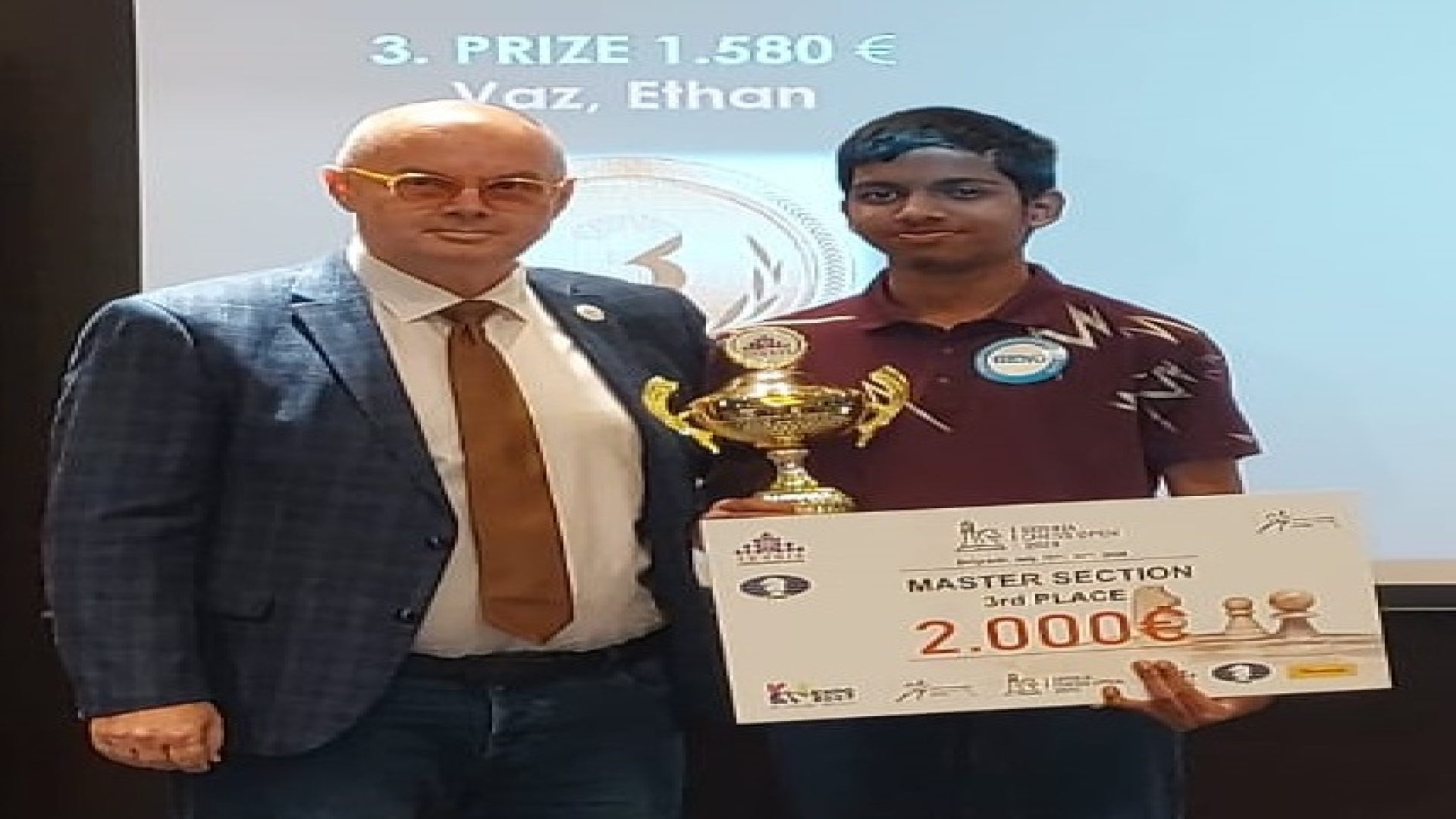 Goa's GM-elect Ethan bags Serbia Open podium finish