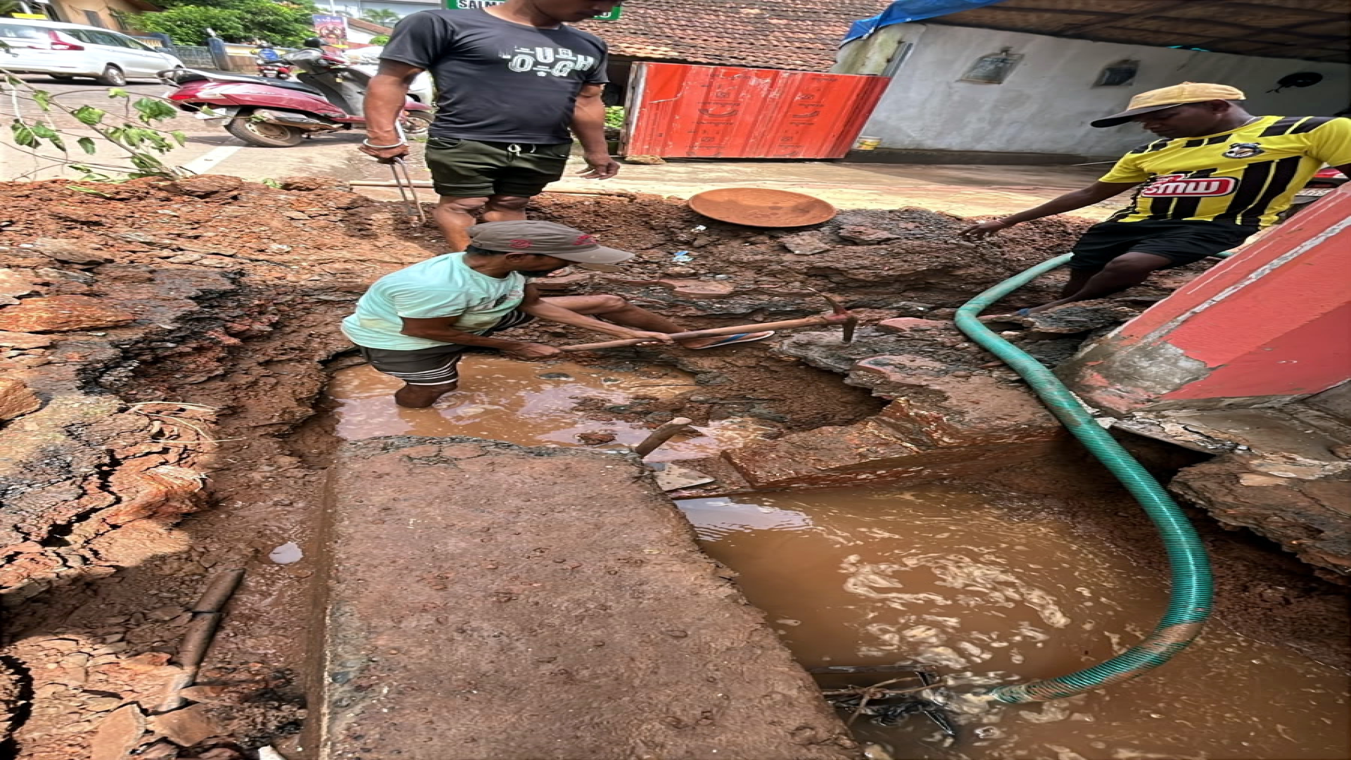 Water pipeline rupture leaves Anjuna high and dry for four days