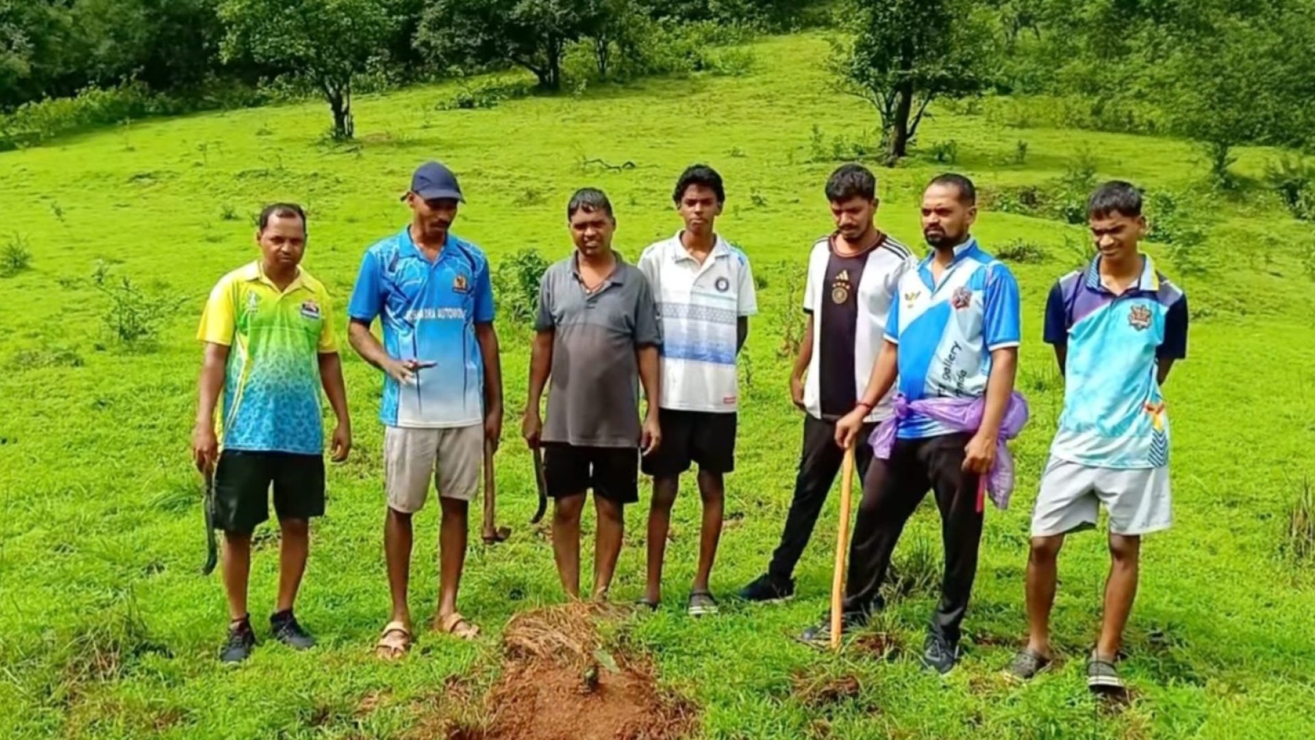 Saleli youth plant fruit trees in forests to reduce human-wildlife conflict