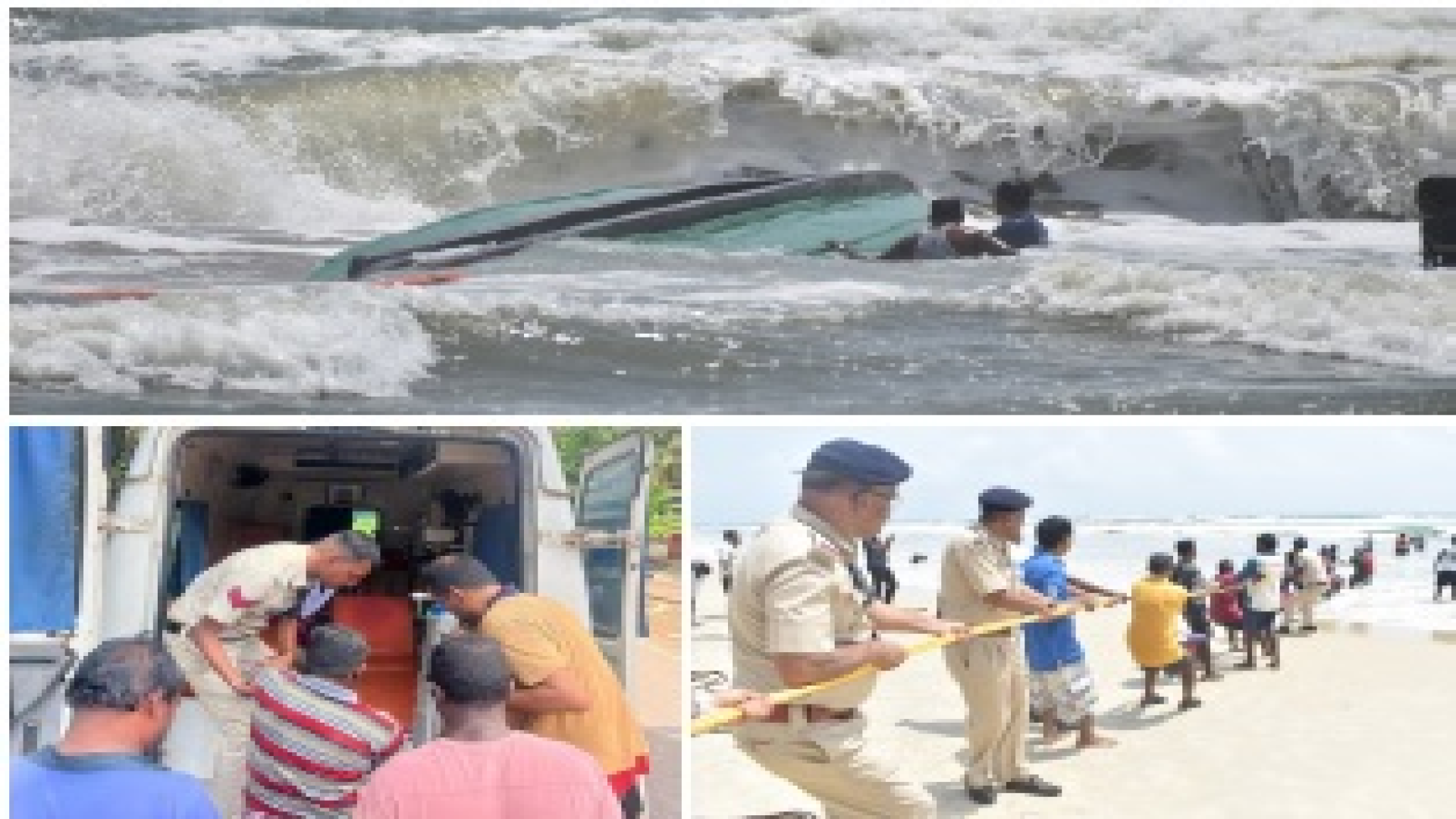 11 fishermen escape after canoe capsizes off Majorda