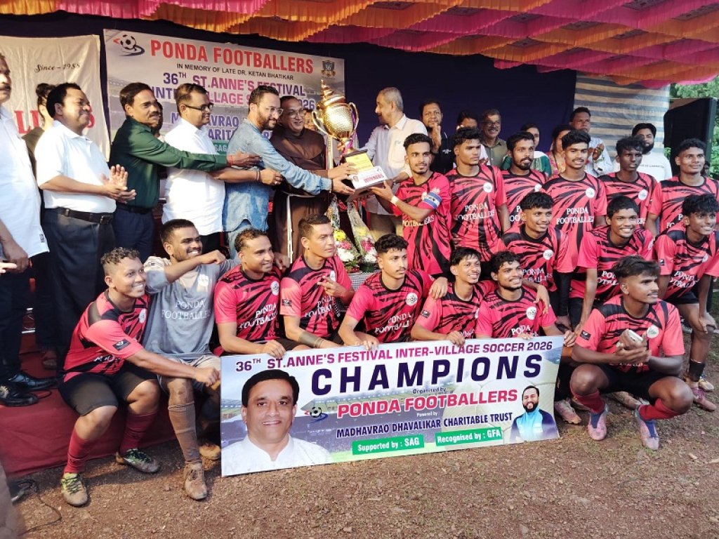 Ponda Footballers lift St Anne's Festival title