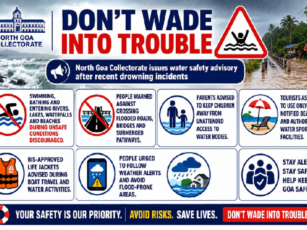 Residents, tourists asked to avoid water bodies...