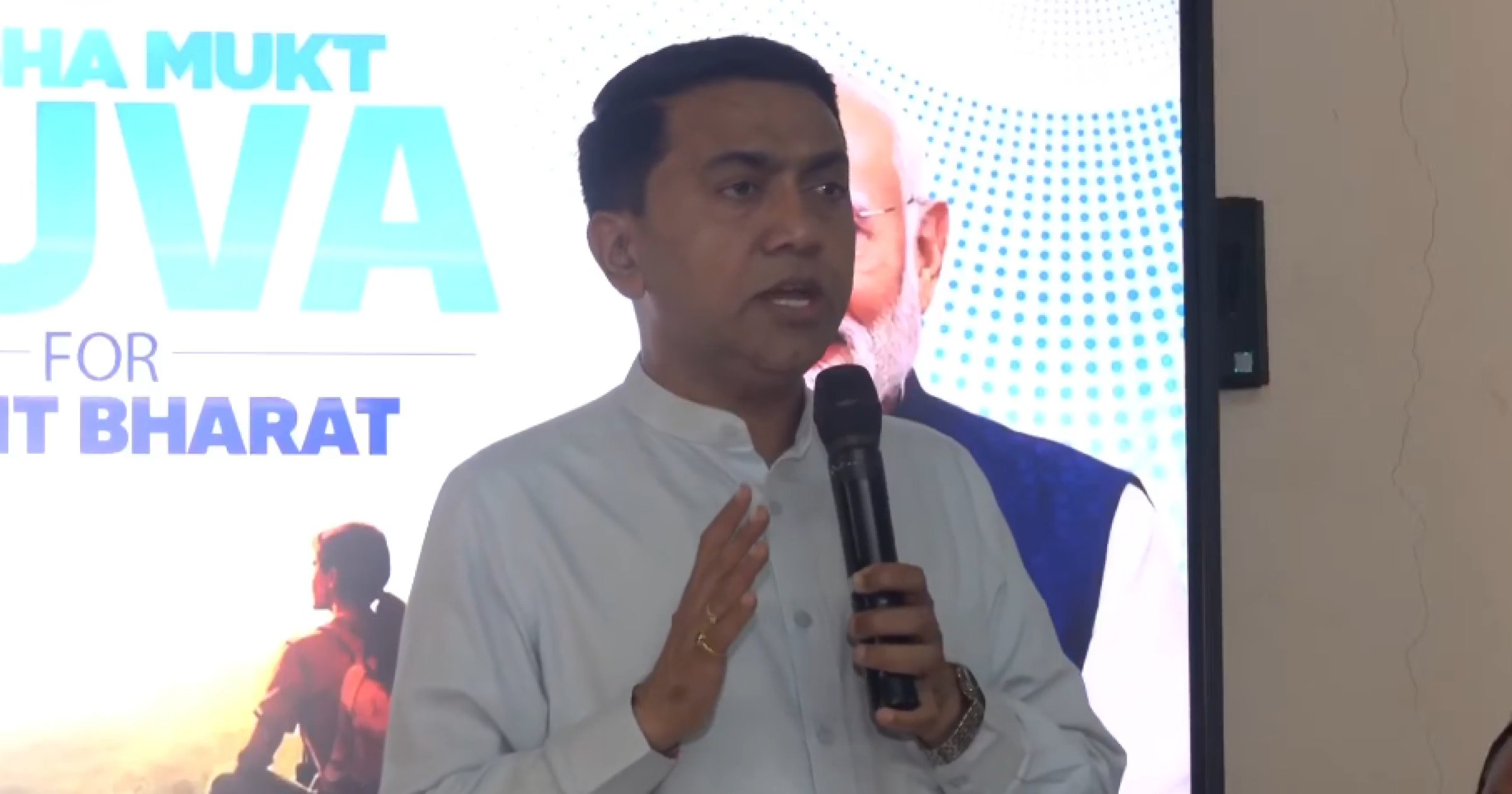 CM Pramod Sawant urges public to report youth drug addiction cases