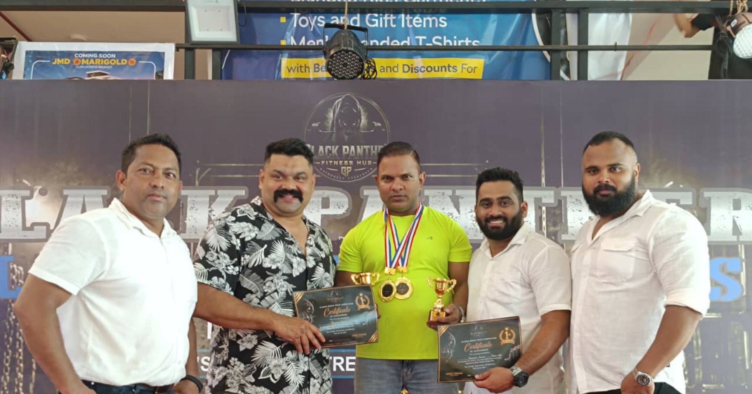 Stephen Gomes bags double gold at All Goa Bench Press Championship