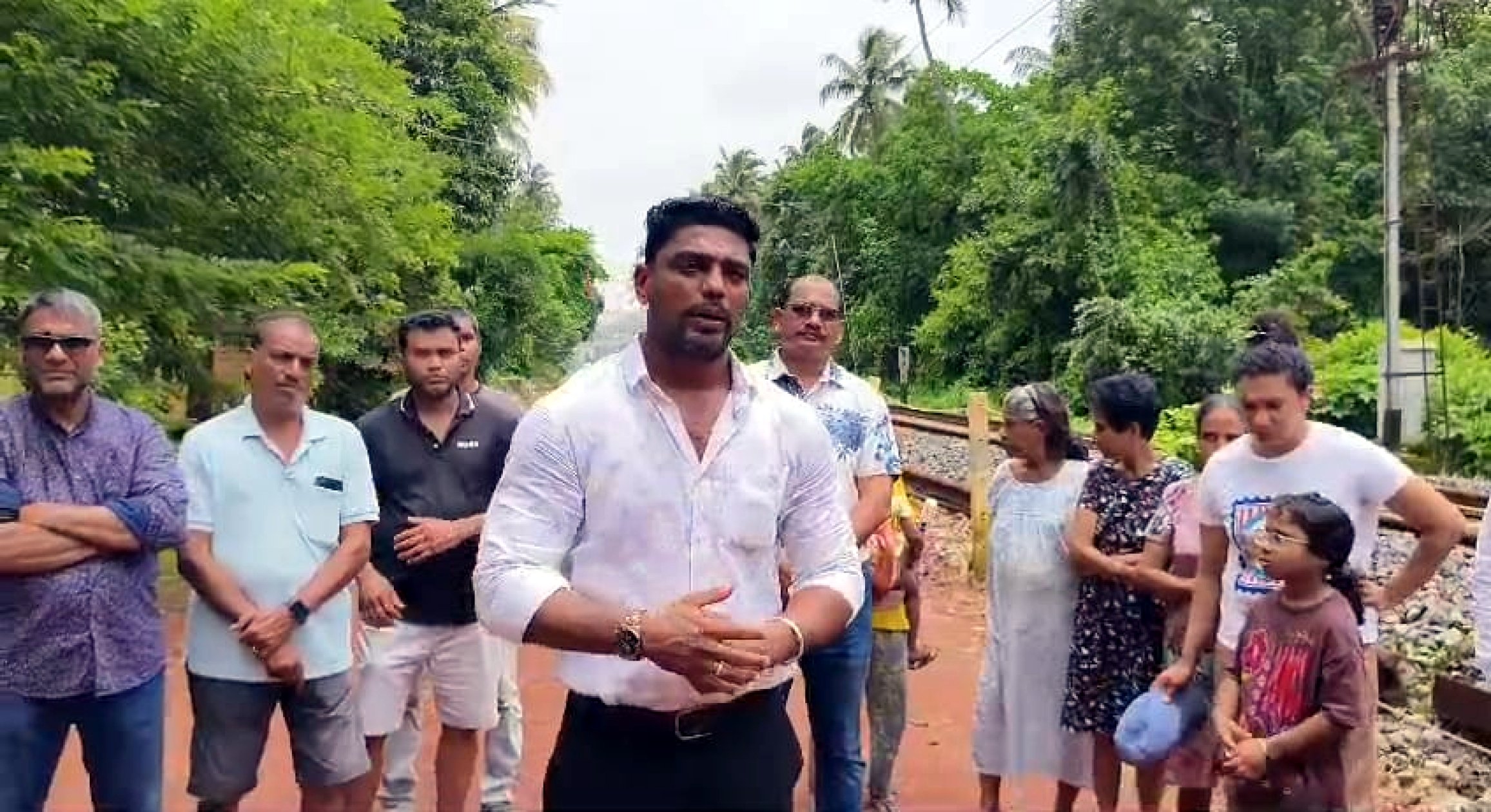 Velsao locals demand access road after railway work cuts off homes
